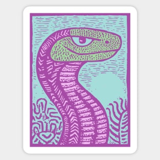 Serpentine Deceiver | The Garden of Eden Serpent Sticker